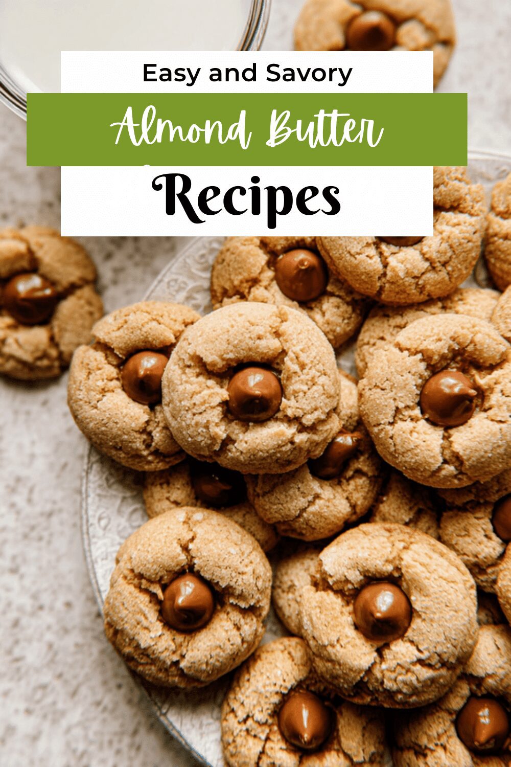 Almond Butter Blossom Cookies