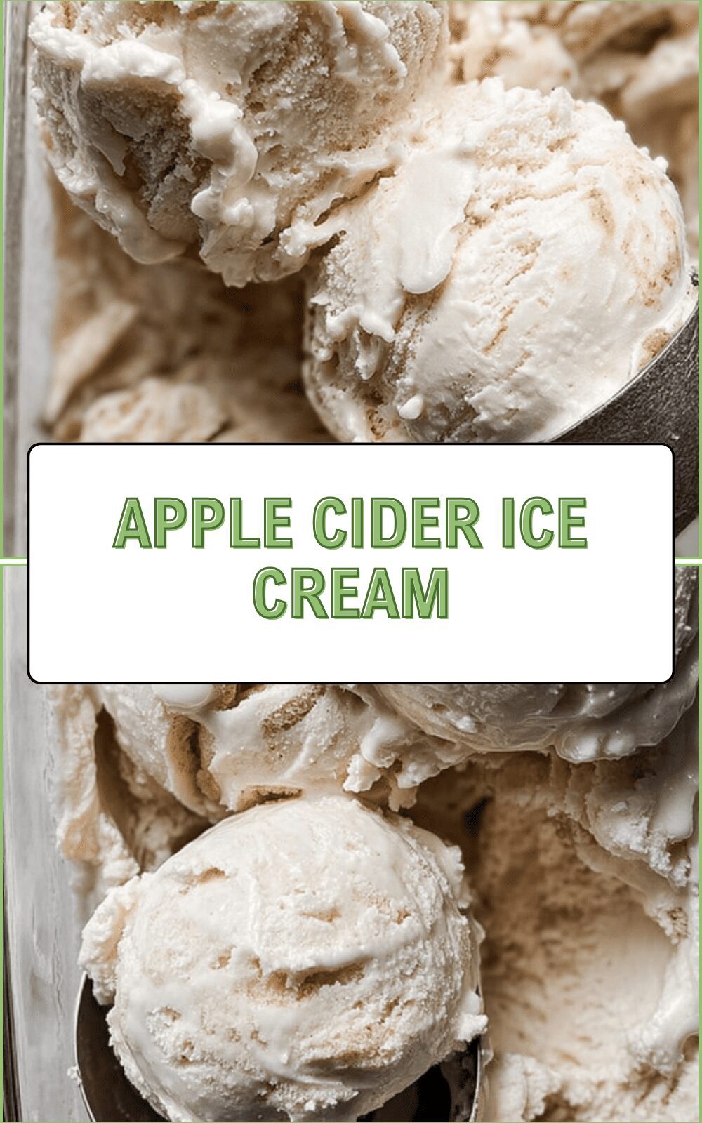 Apple Cider Ice Cream