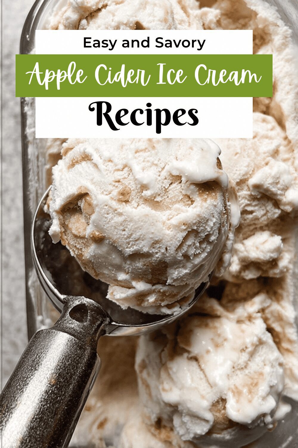 Apple Cider Ice Cream