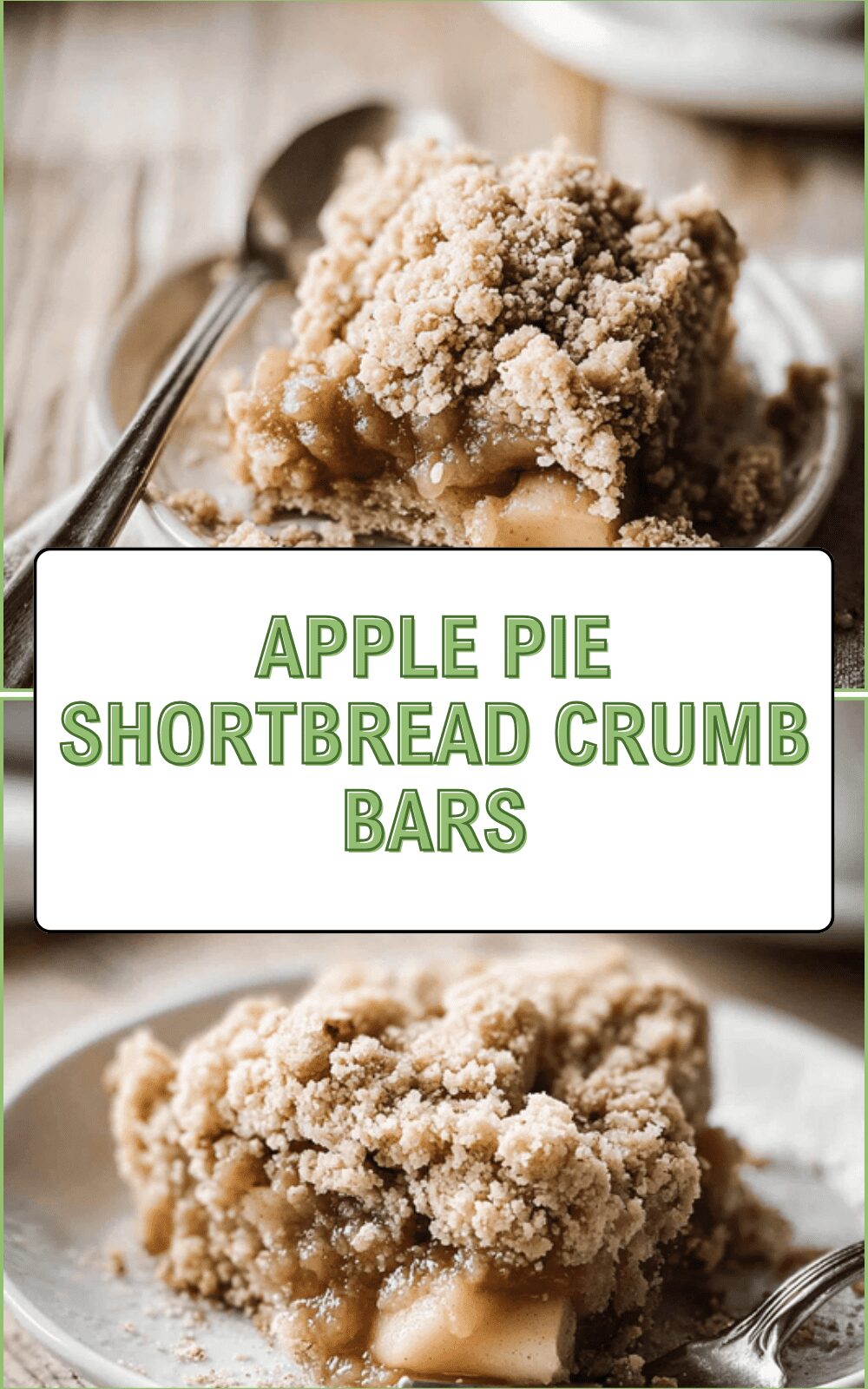 Apple Pie Shortbread Crumb Bars