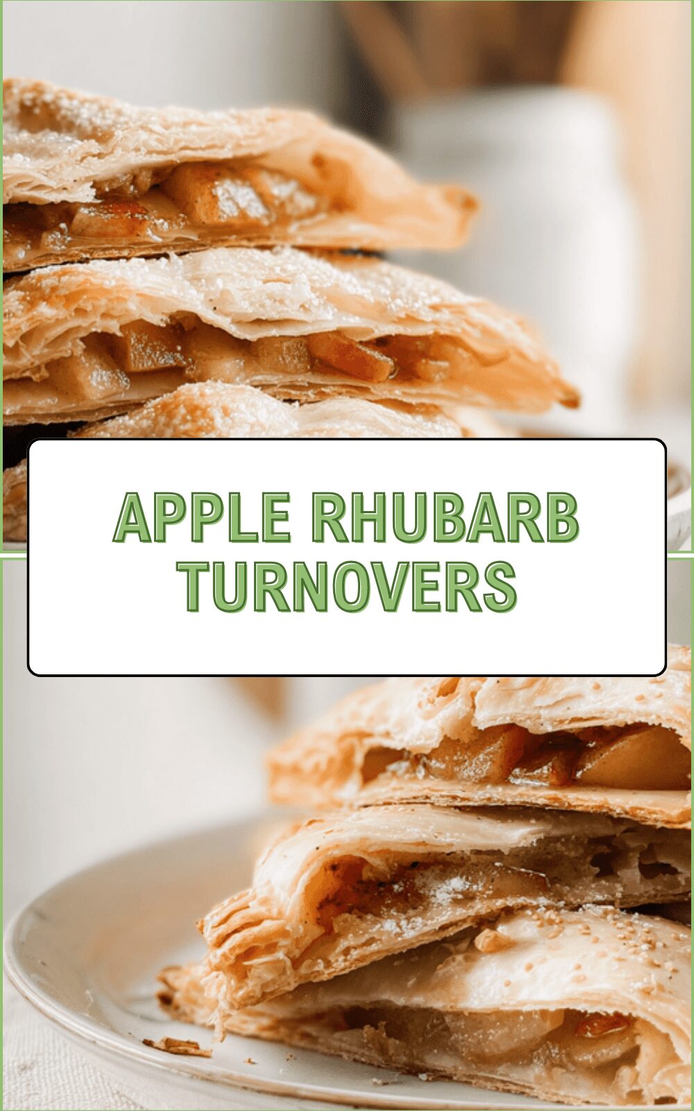 Apple Rhubarb Turnovers