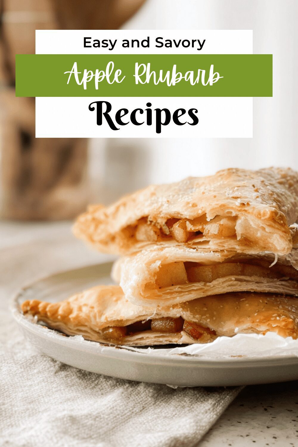 Apple Rhubarb Turnovers