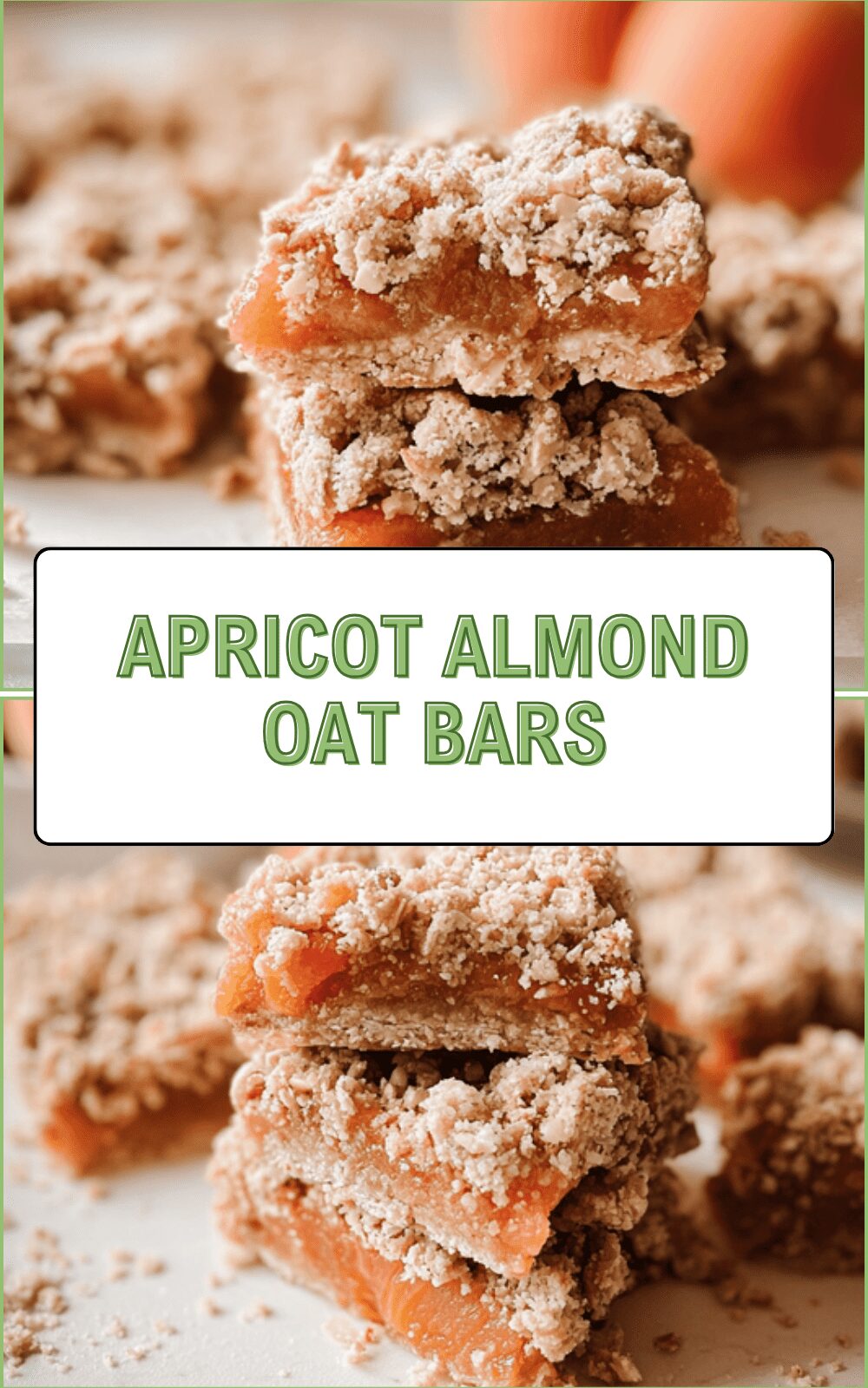 Apricot Almond Oat Bars