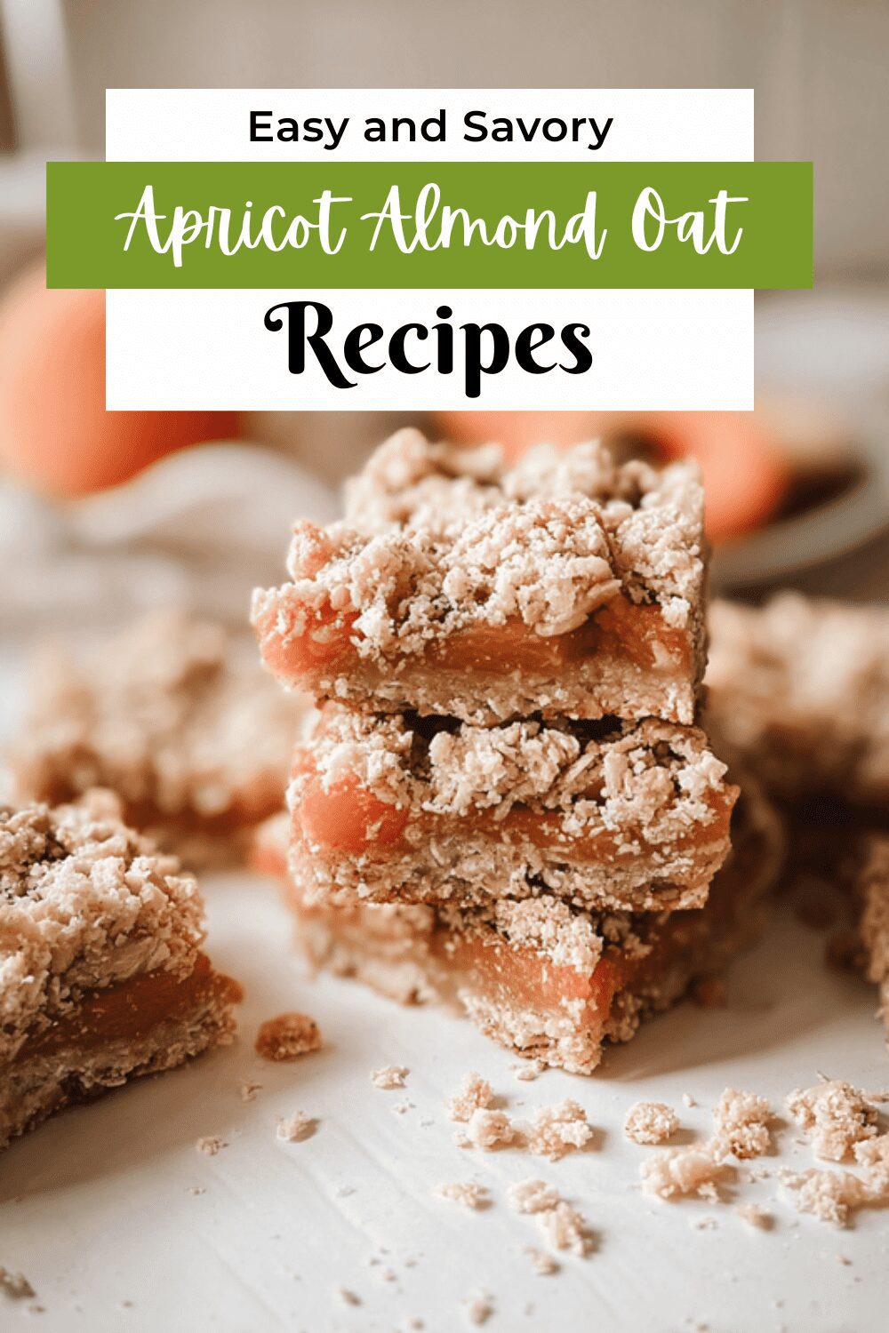 Apricot Almond Oat Bars