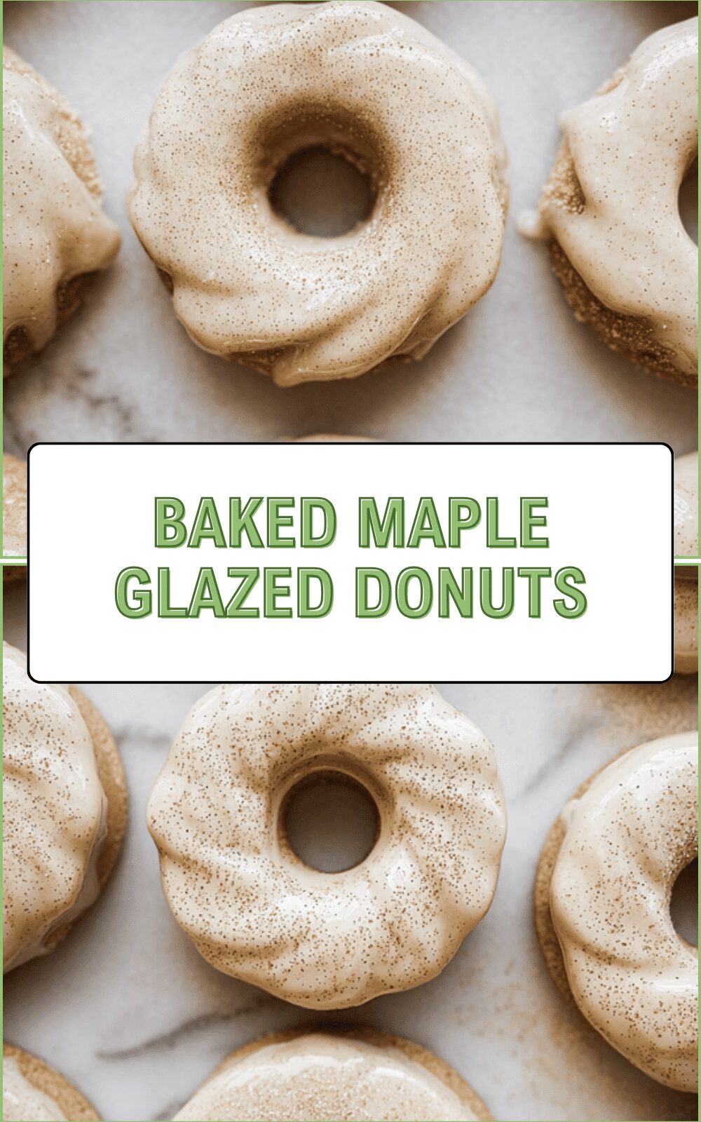 Baked Maple Glazed Donuts