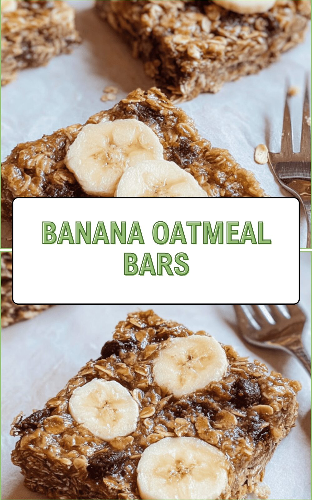 Banana Oatmeal Bars