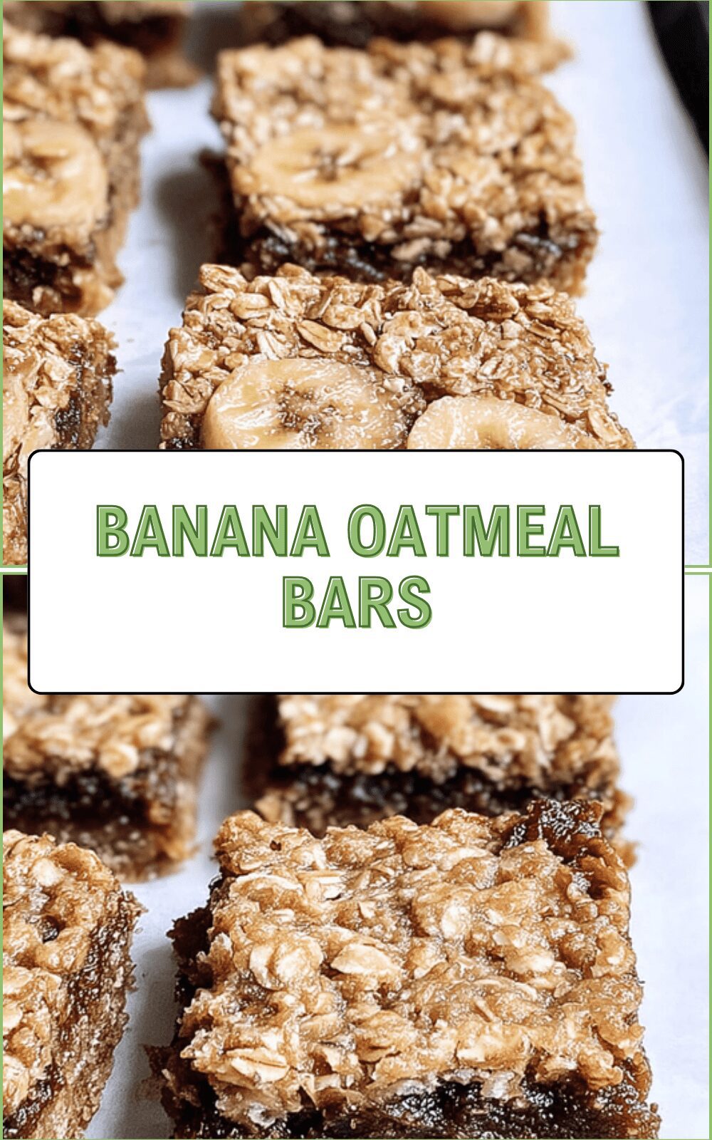 Banana Oatmeal Bars