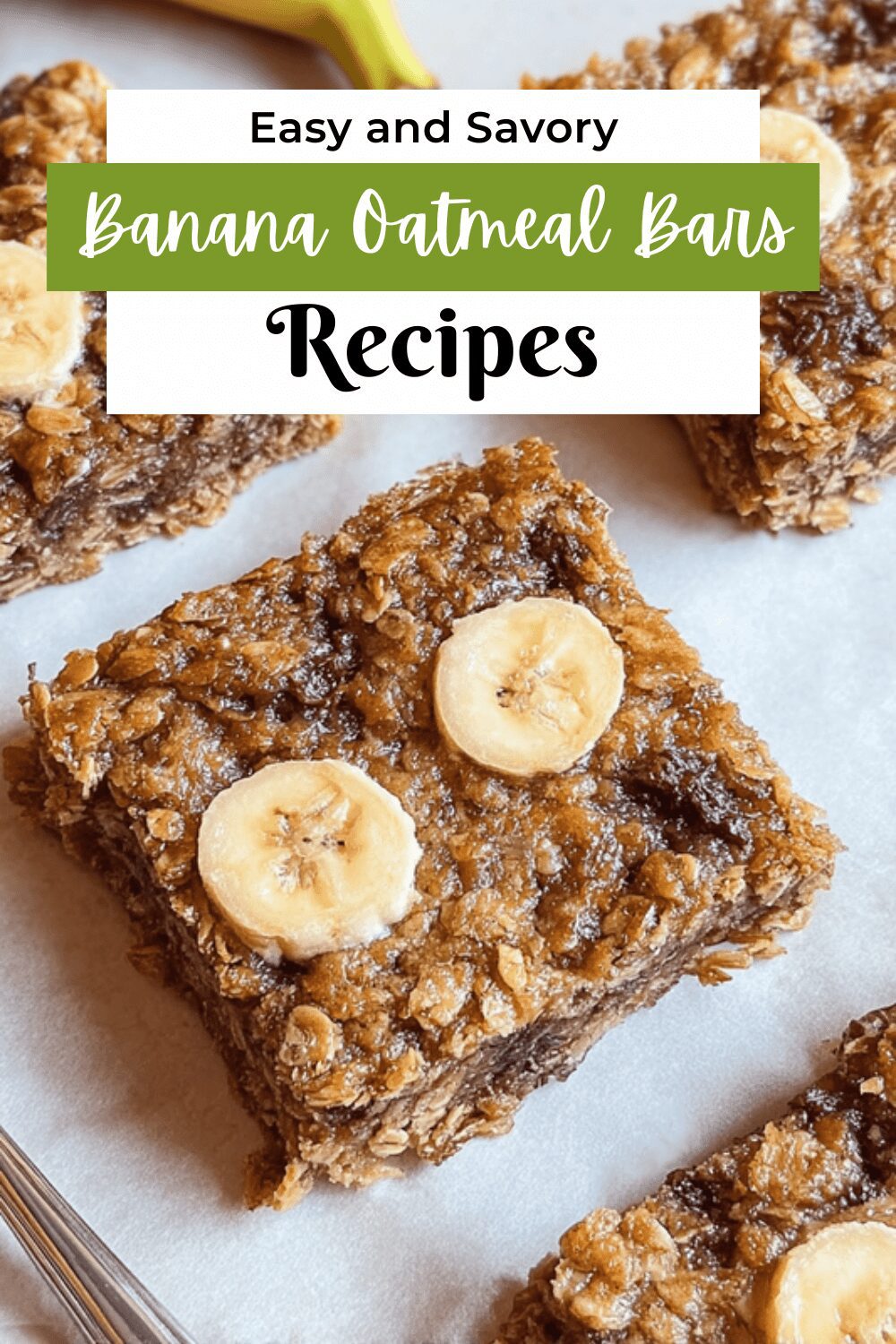 Banana Oatmeal Bars