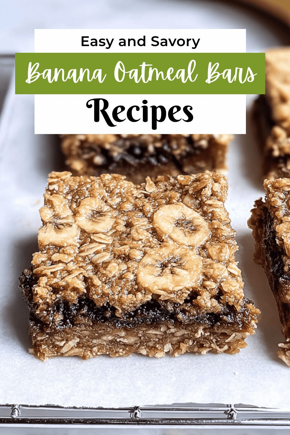 Banana Oatmeal Bars