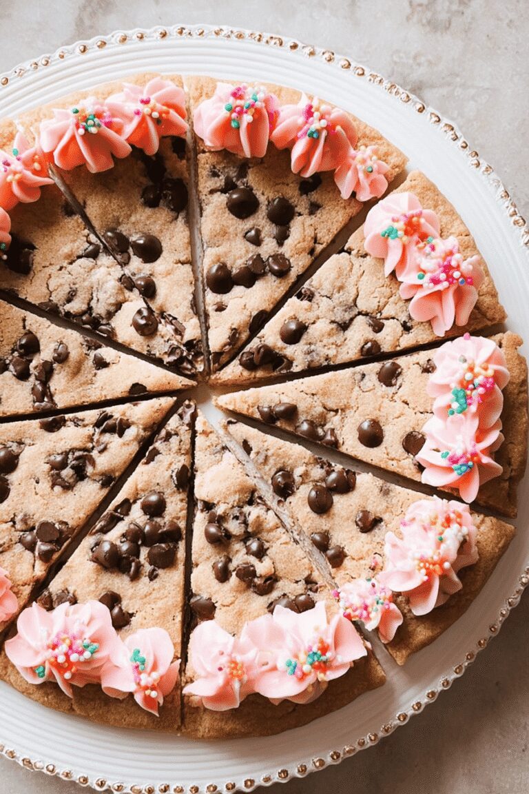 Big Chocolate Chip Cookie Birthday Cake 28.Png