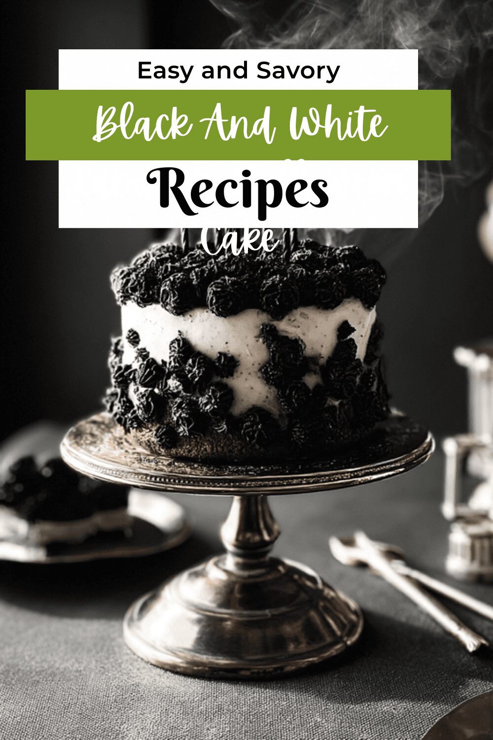 Black And White Lambeth Cake Ideas For Halloween Celebrations 7 Black And White Lambeth Halloween Cake