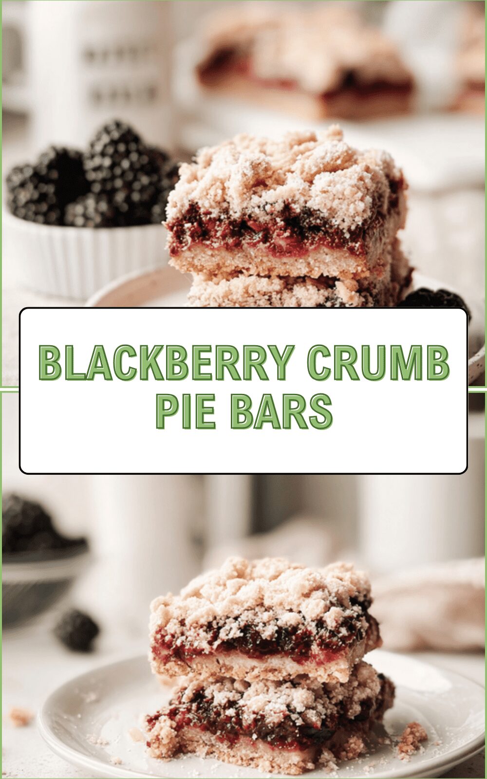 Blackberry Crumb Pie Bars