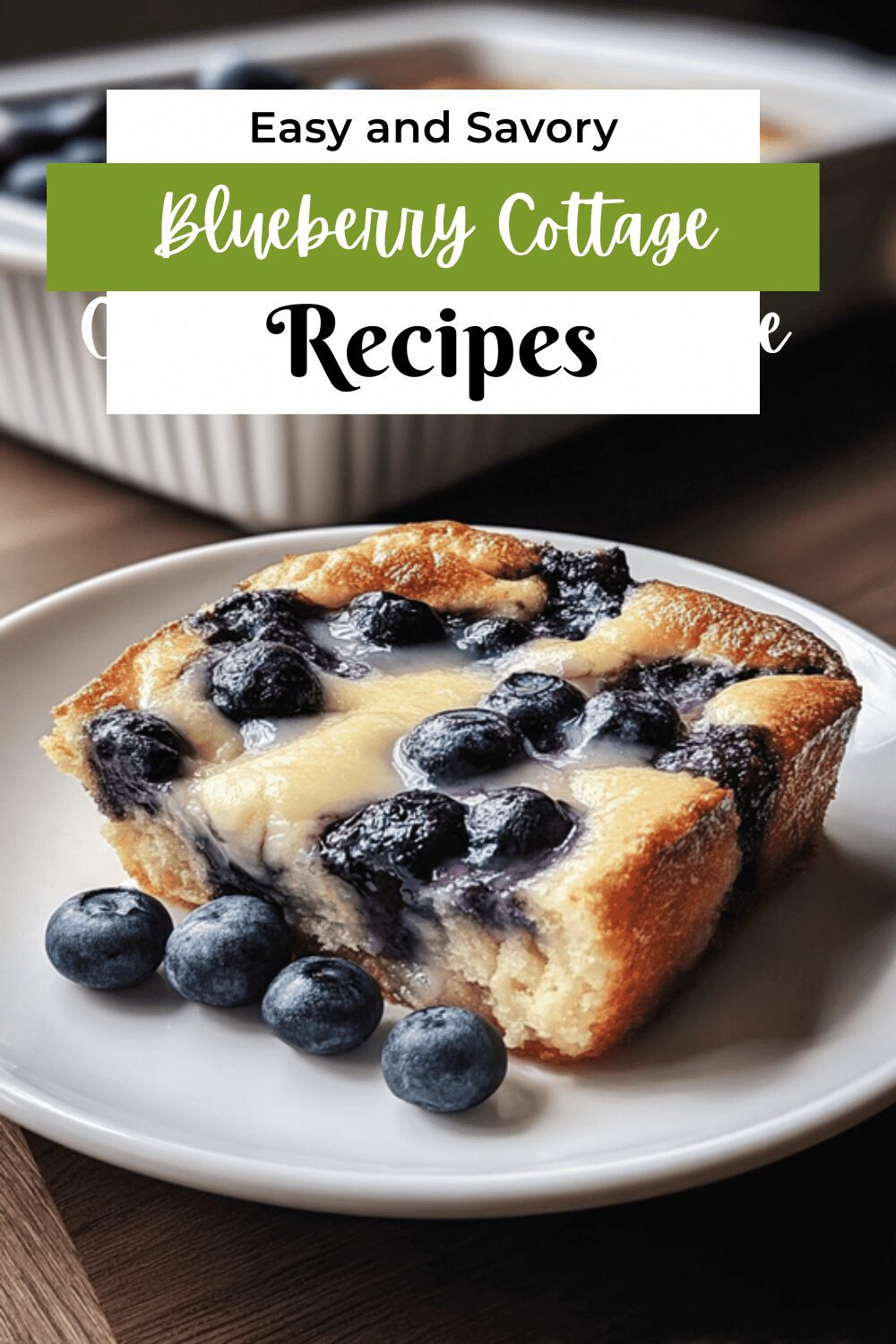 Blueberry Cottage Cheese Breakfast Bake