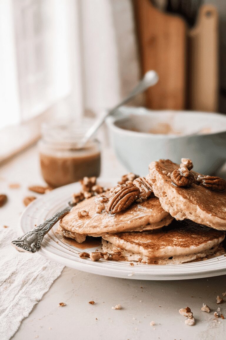 Brown Butter Pecan Pancakes Bourbon Sauce 59.Png