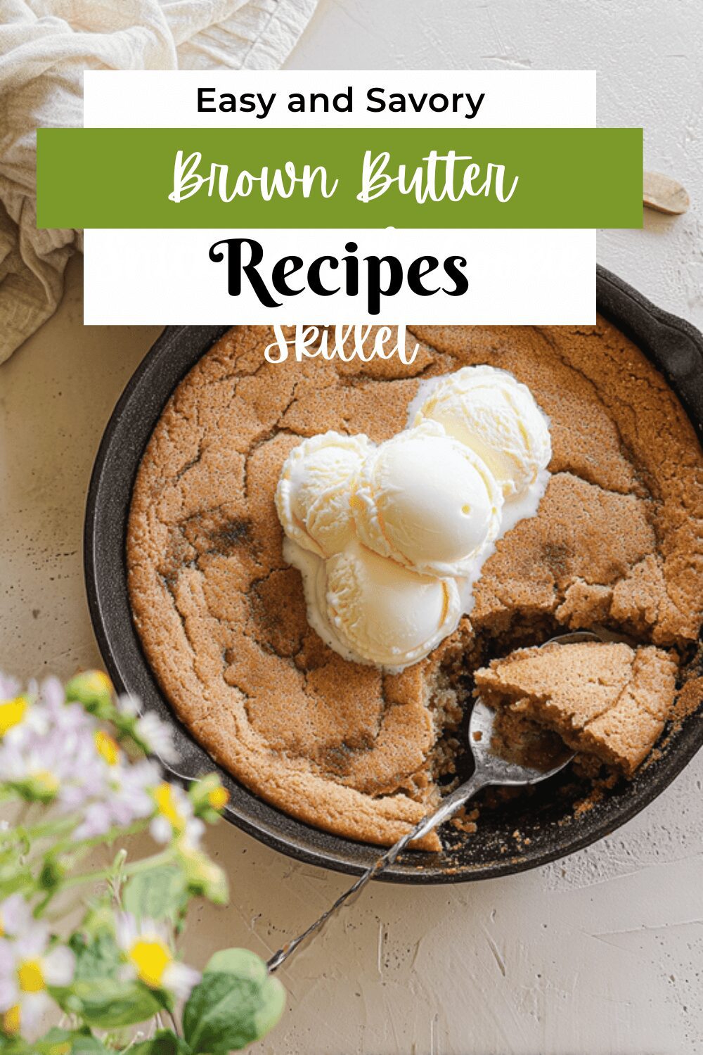 Brown Butter Snickerdoodle Skillet Cookie Recipe For Cozy Treats 7 Brown Butter Snickerdoodle Cookie Skillet