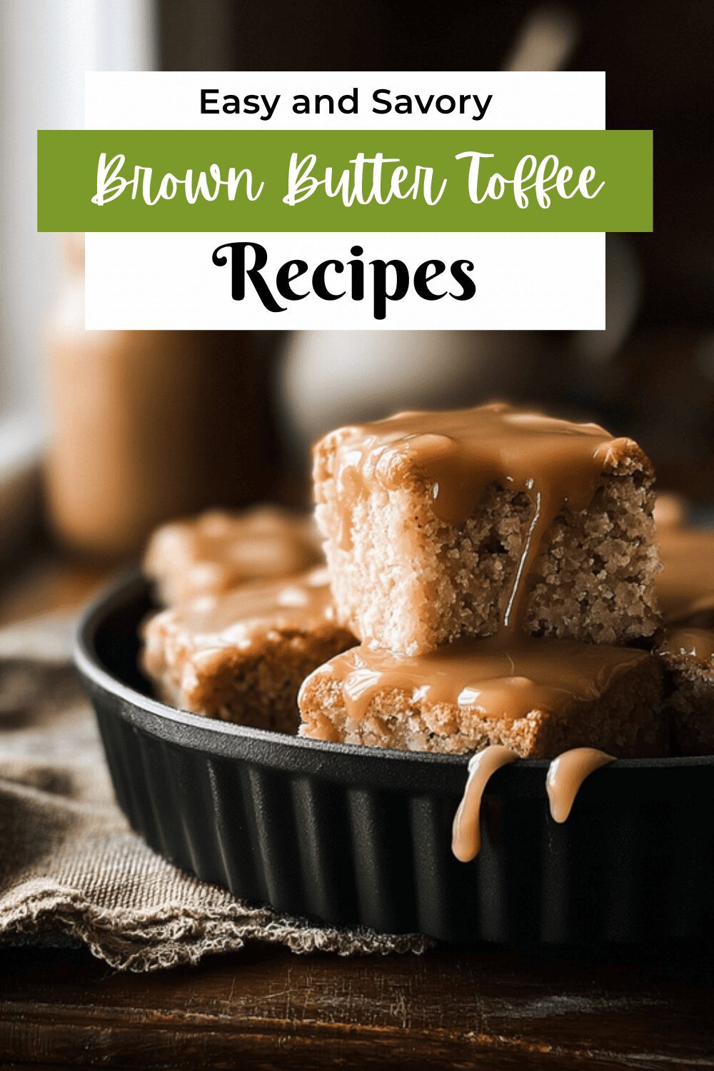 Brown Butter Toffee Cake