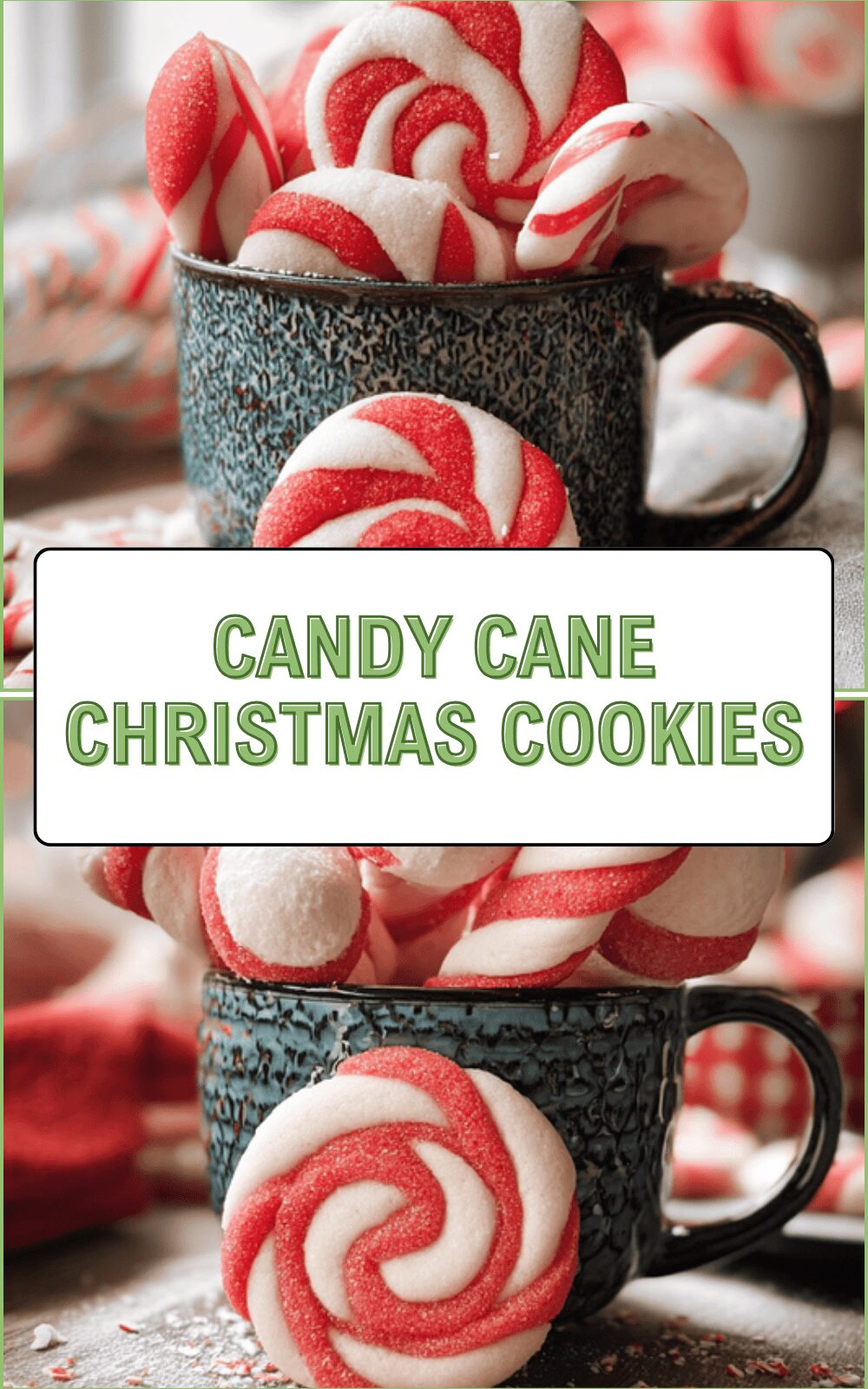 Candy Cane Christmas Cookies