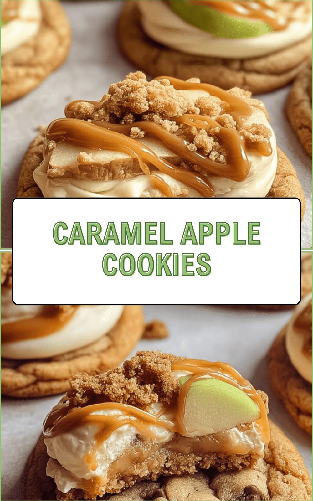 Caramel Apple Cookies