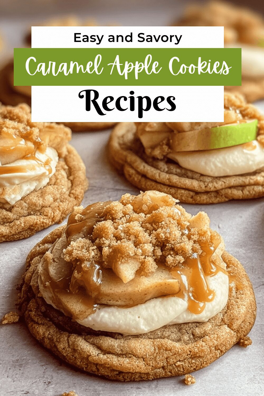Caramel Apple Cookies