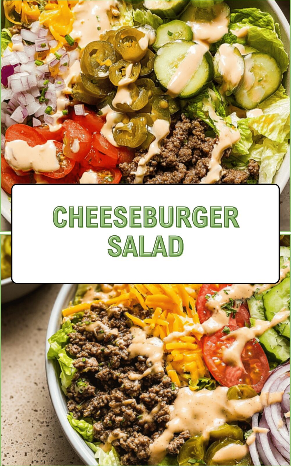 Cheeseburger Salad