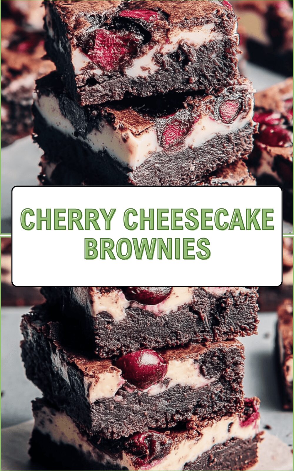 Cherry Cheesecake Brownies