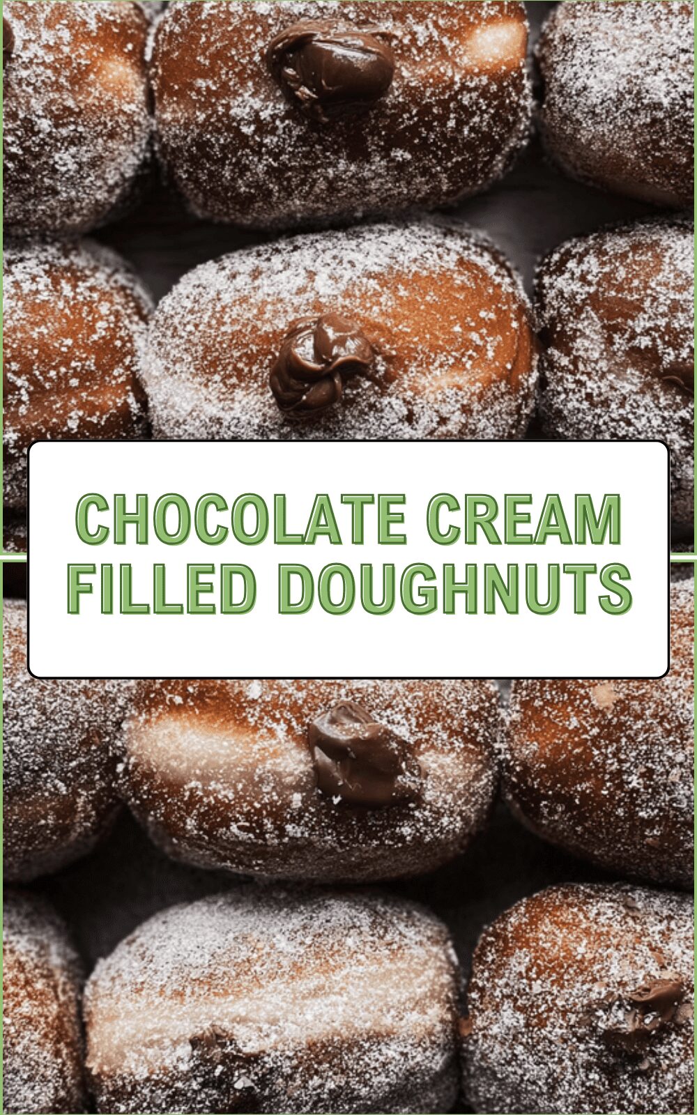 Chocolate Cream Filled Doughnuts