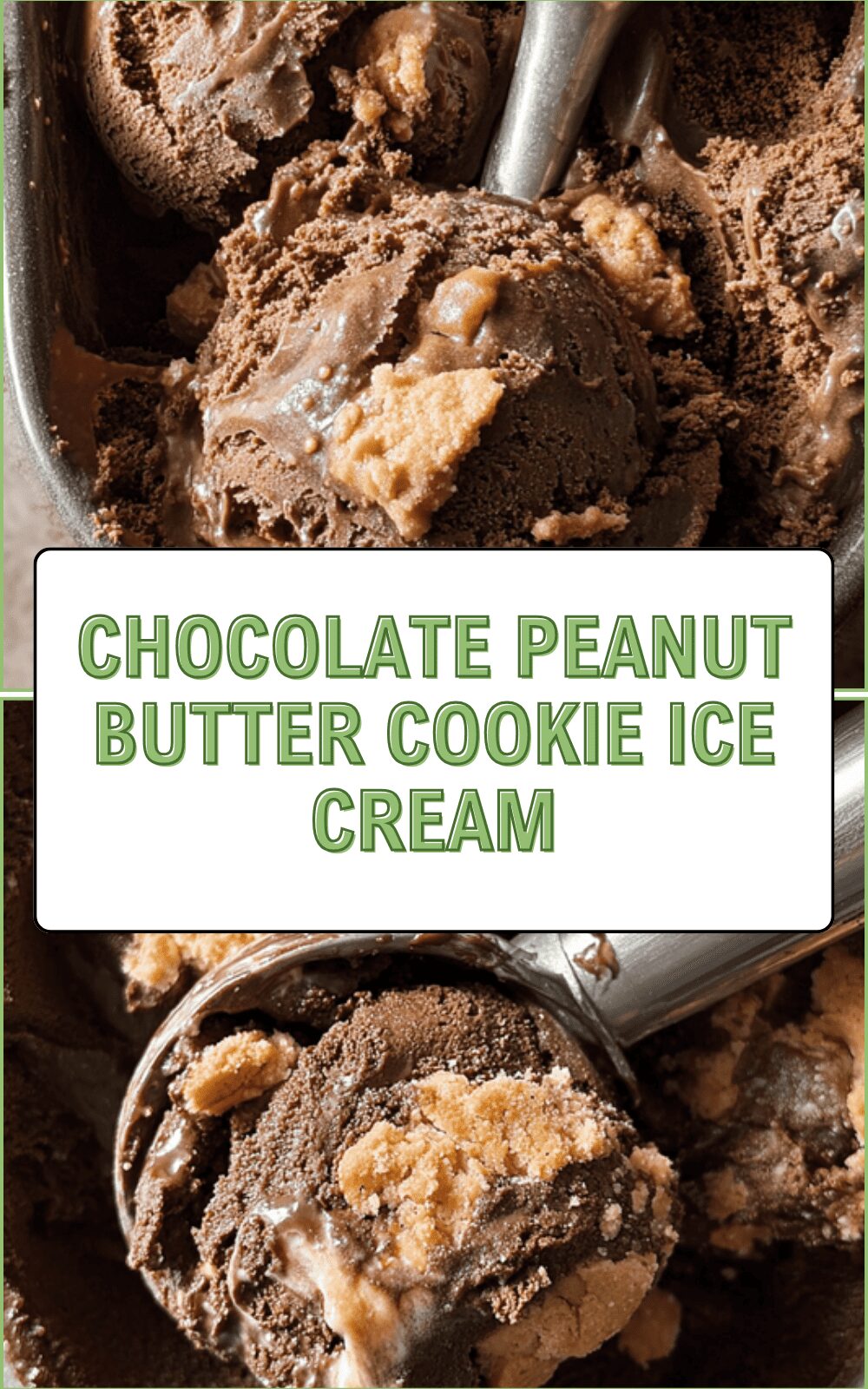 Chocolate Peanut Butter Cookie Ice Cream
