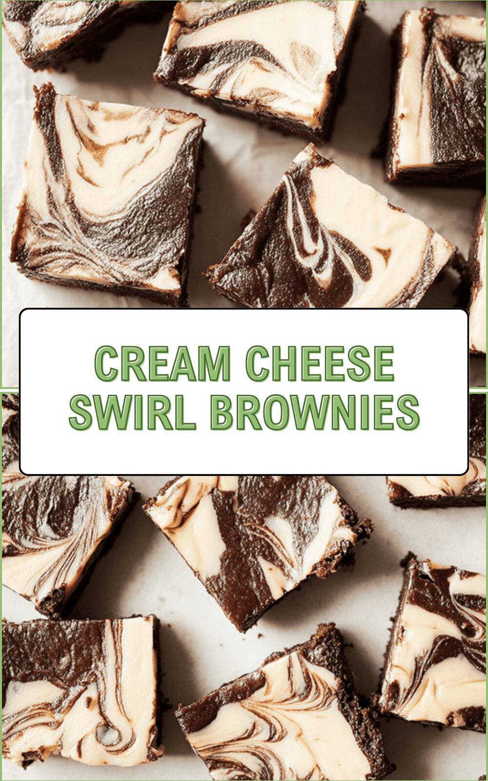 Cream Cheese Swirl Brownies