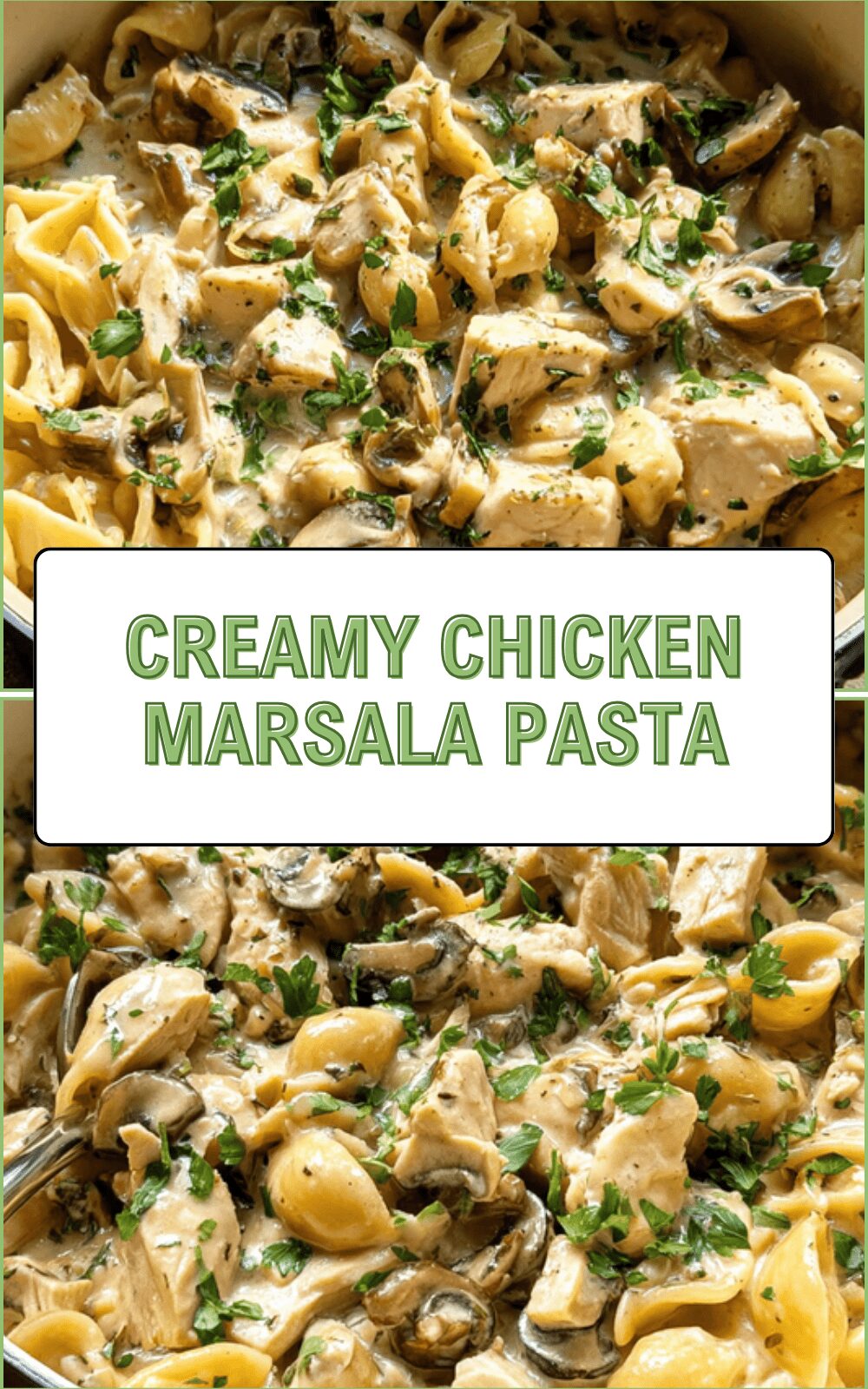 Creamy Chicken Marsala Pasta