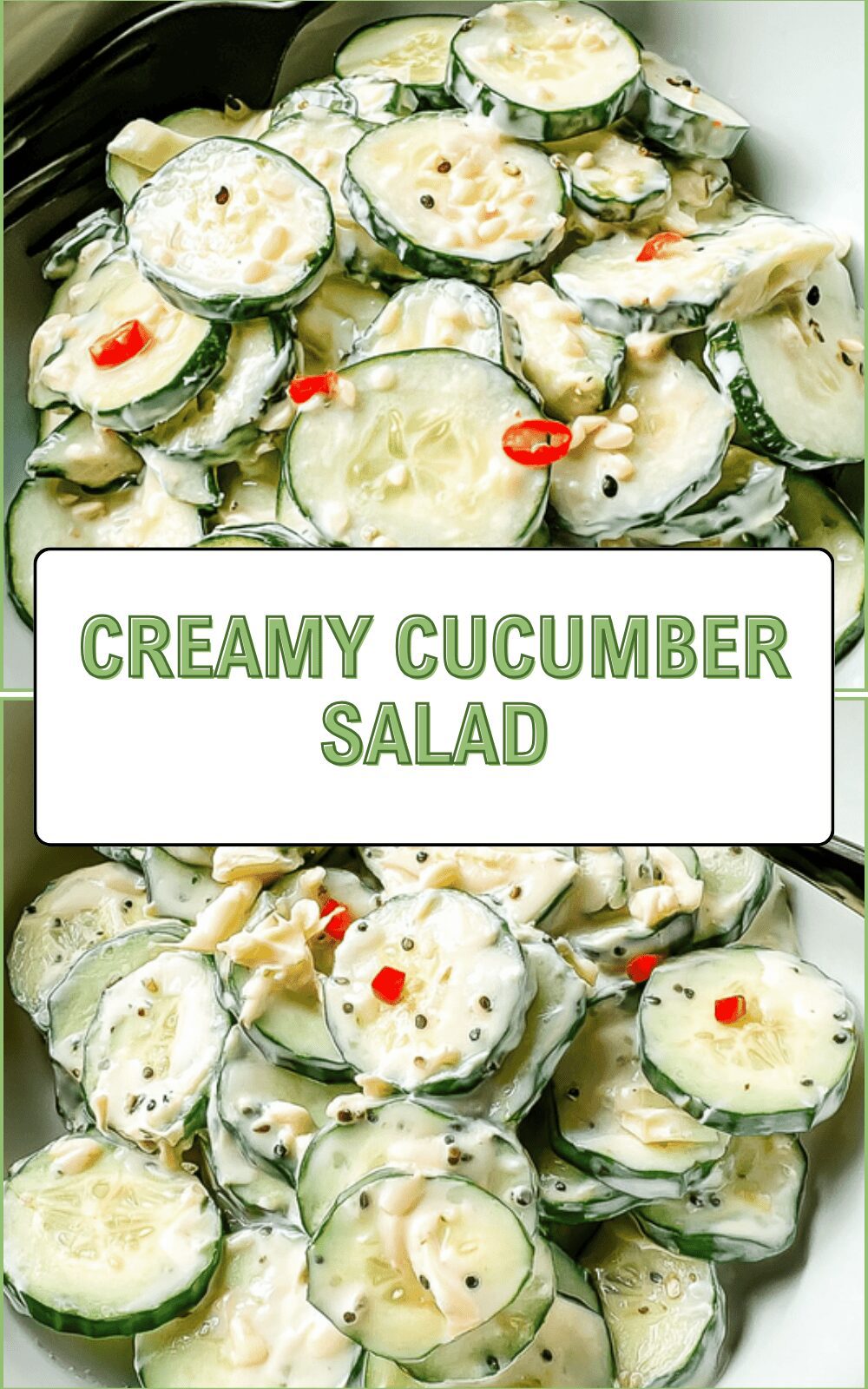 Creamy Cucumber Salad
