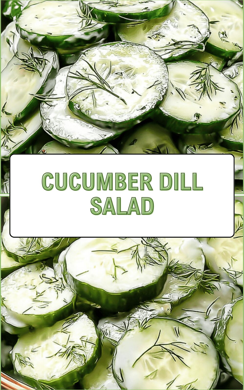 Cucumber Dill Salad