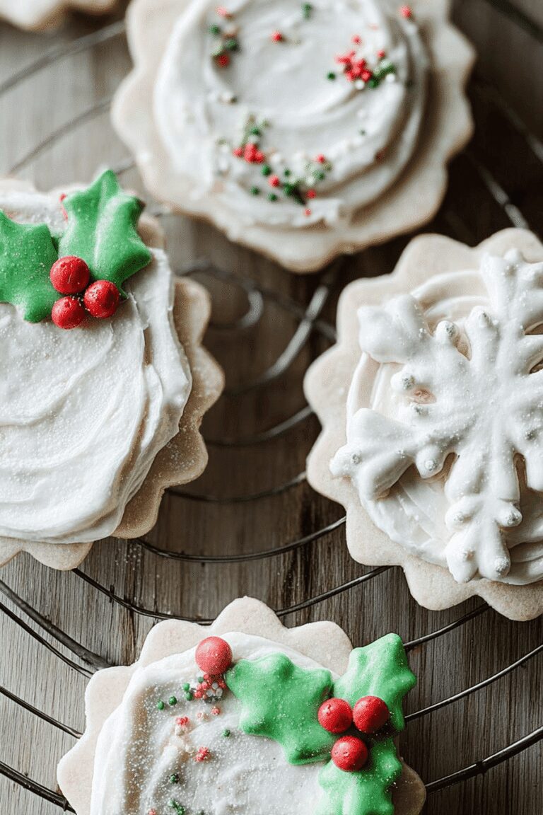 Frosted Cutout Christmas Cookies 86.Png