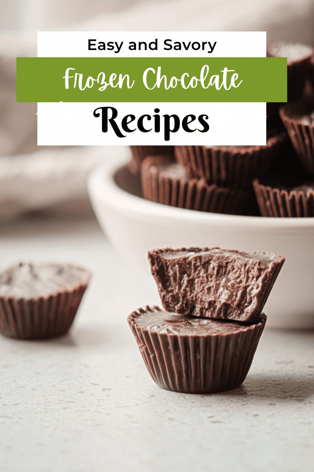 Frozen Chocolate Almond Butter Bites