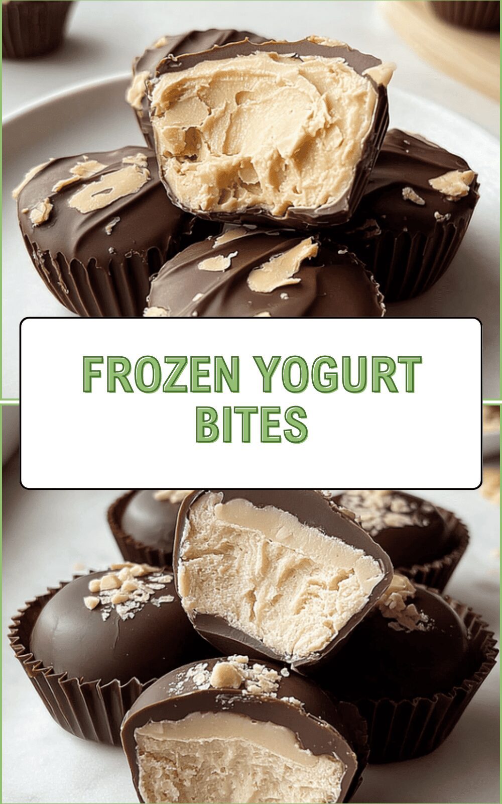 Frozen Yogurt Bites