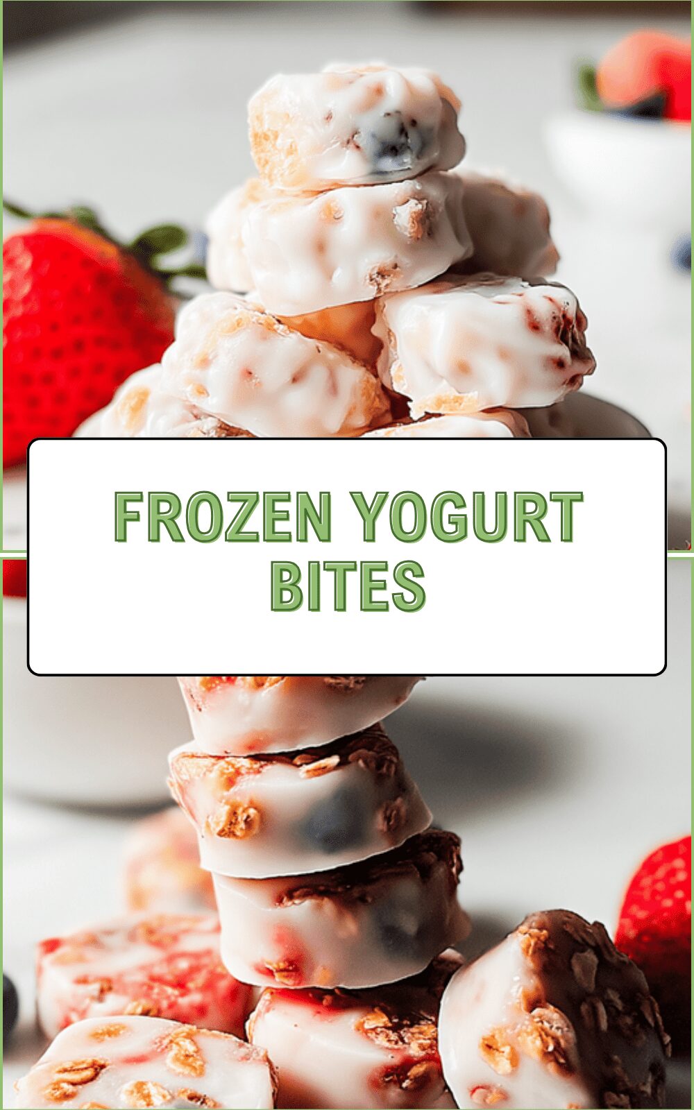 Frozen Yogurt Bites