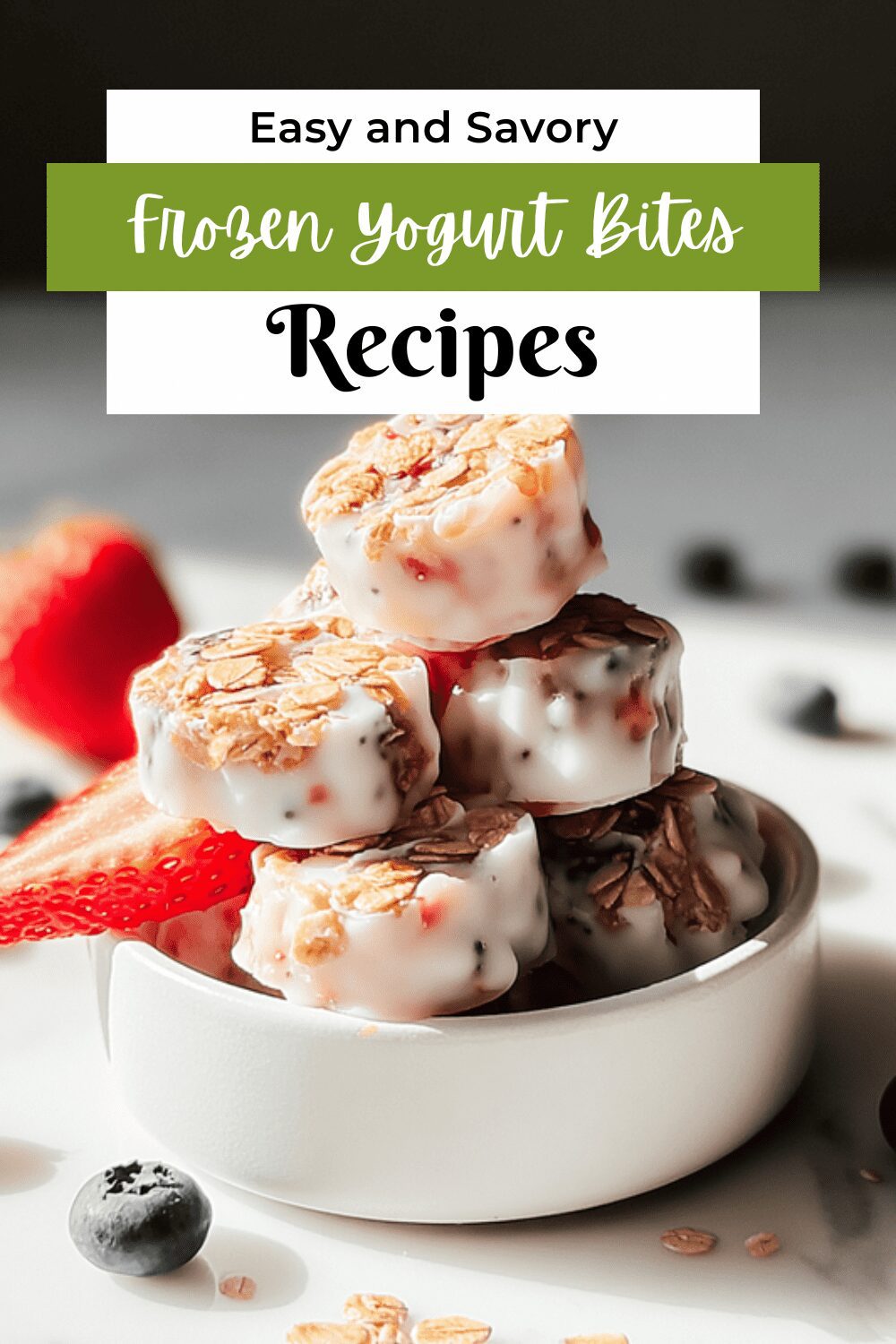 Frozen Yogurt Bites