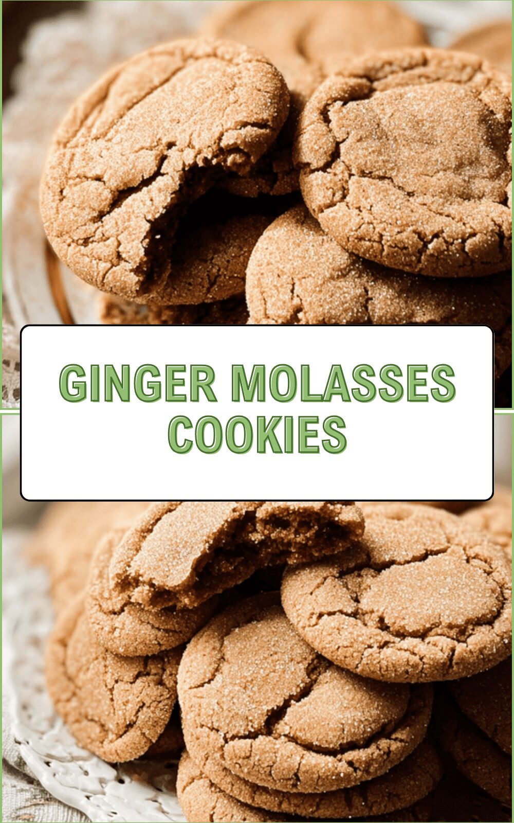 Ginger Molasses Cookies