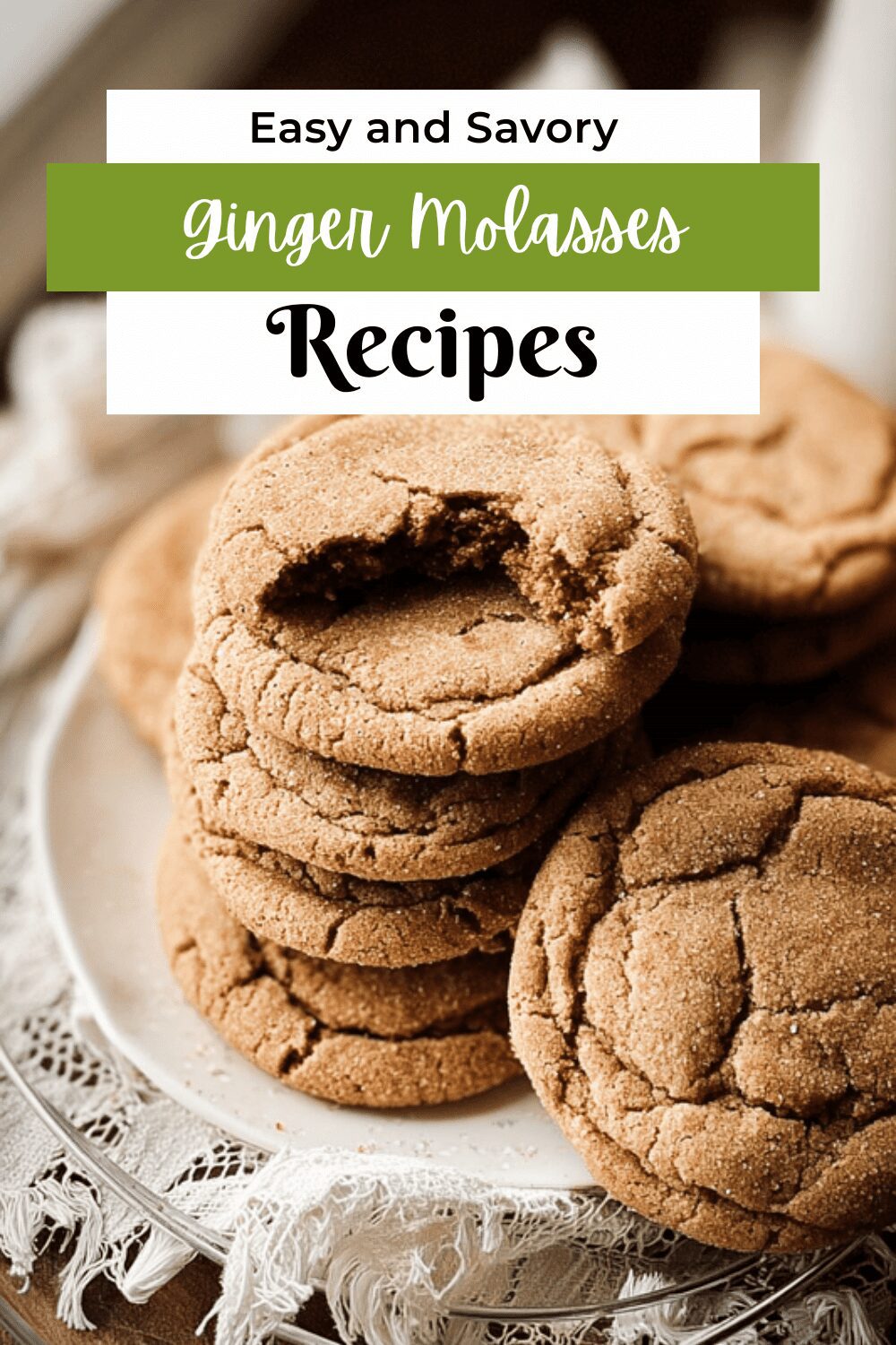 Ginger Molasses Cookies