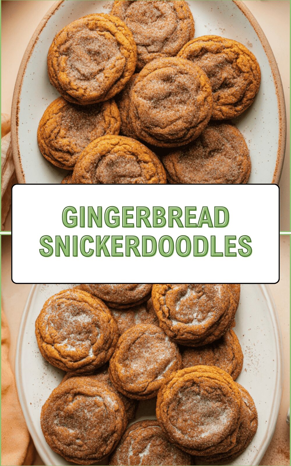 Gingerbread Snickerdoodles