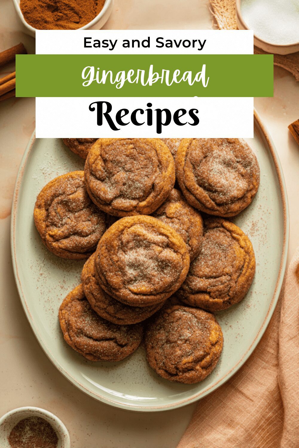 Gingerbread Snickerdoodles