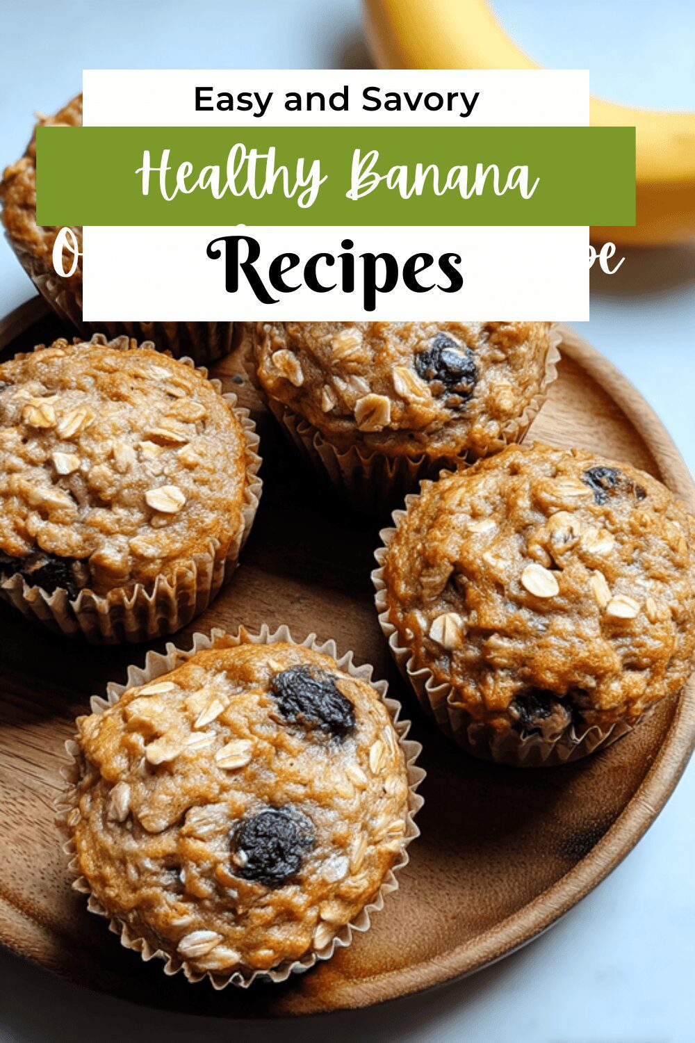 Healthy Banana Oatmeal Muffins Recipe