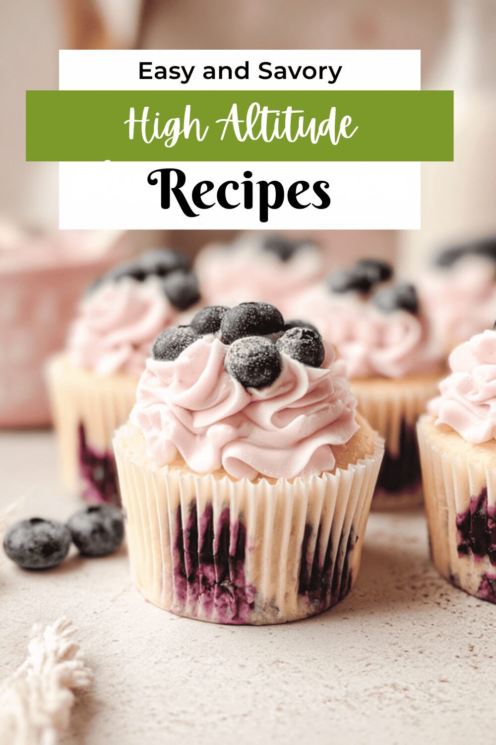 High Altitude Blueberry Cupcakes Recipe For Perfect Fluffy Results 7 High Altitude Blueberry Cupcakes
