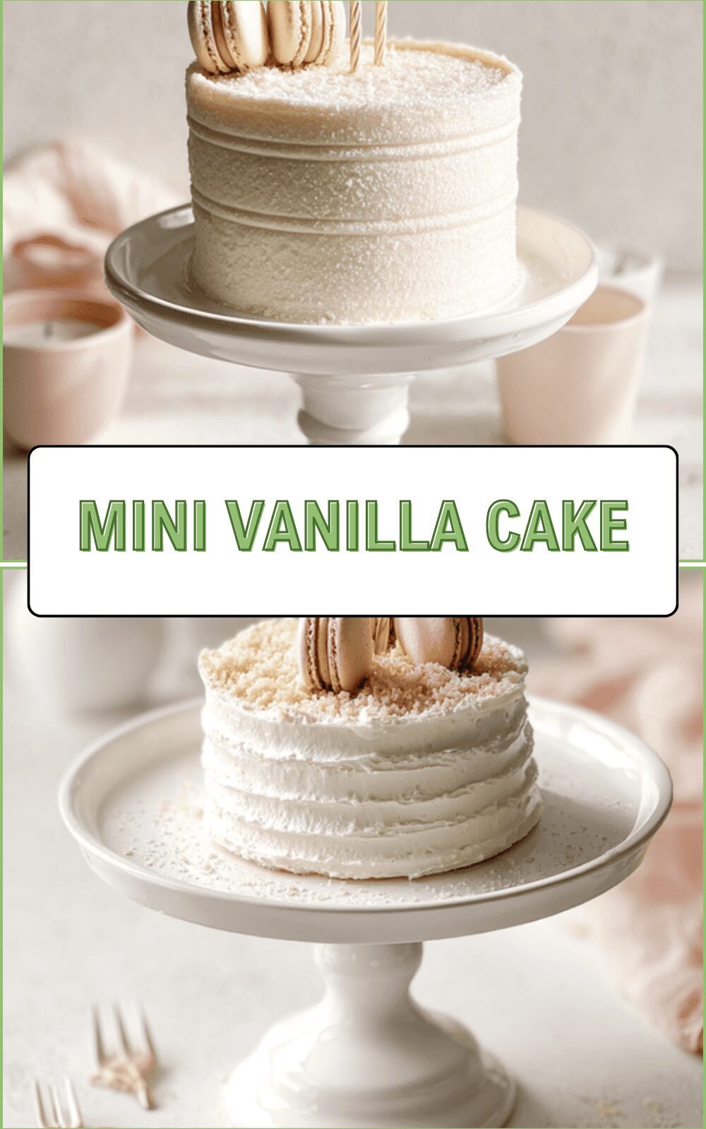 Mini Vanilla Cake