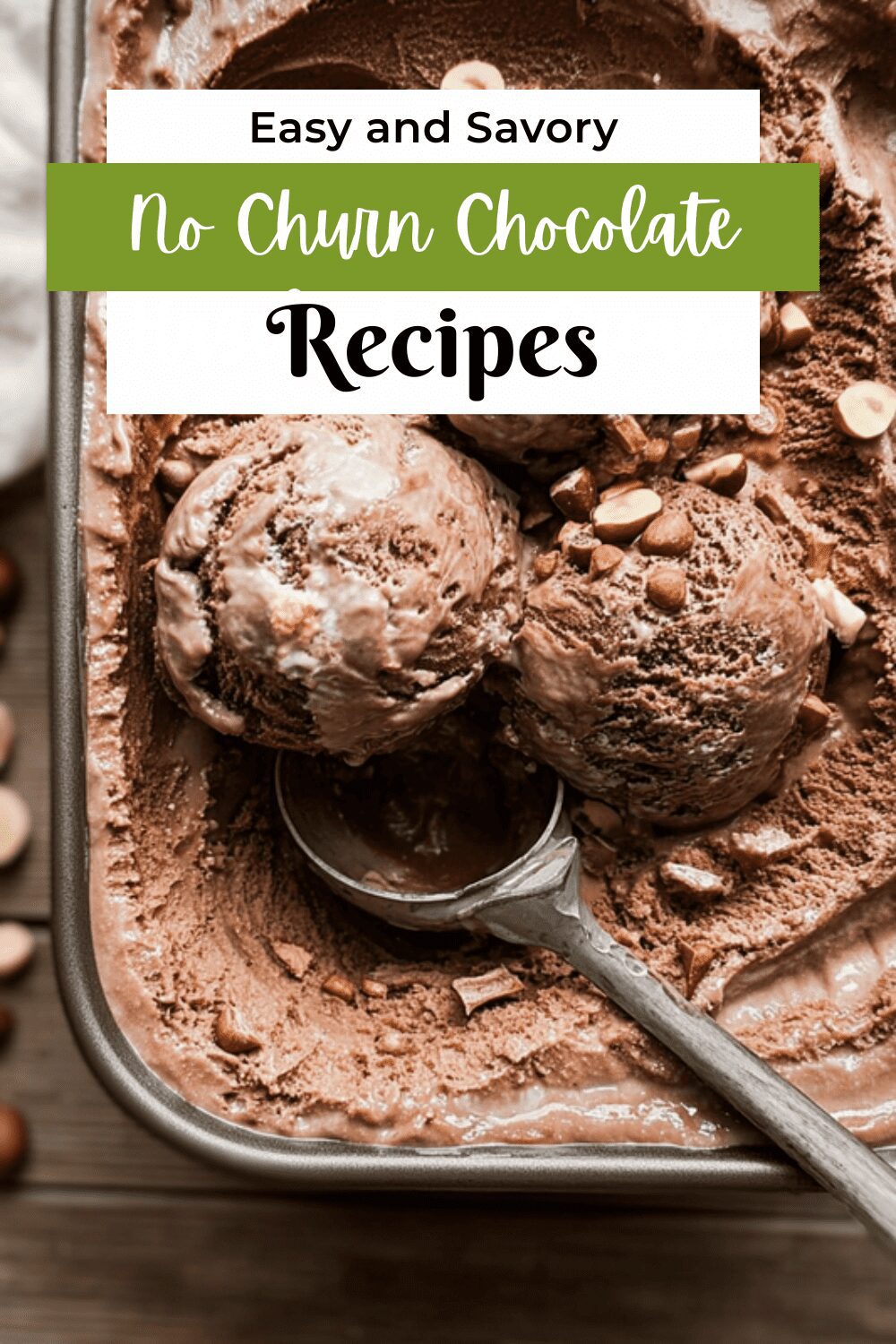 No Churn Chocolate Hazelnut Ice Cream