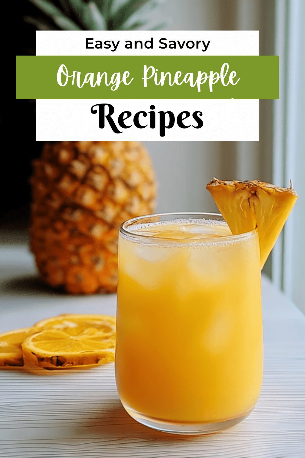 Orange Pineapple Coconut Mocktail