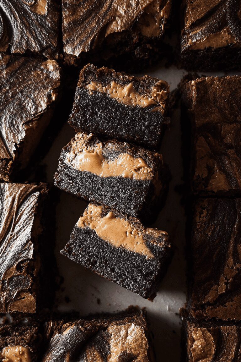 Peanut Butter Swirl Fudge Brownies 73.Png