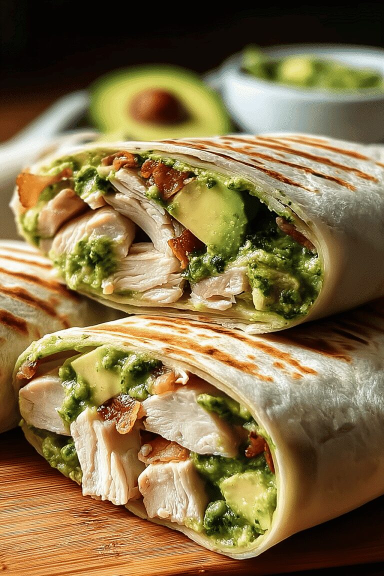 Pesto Chicken Avocado Wraps 98.Png