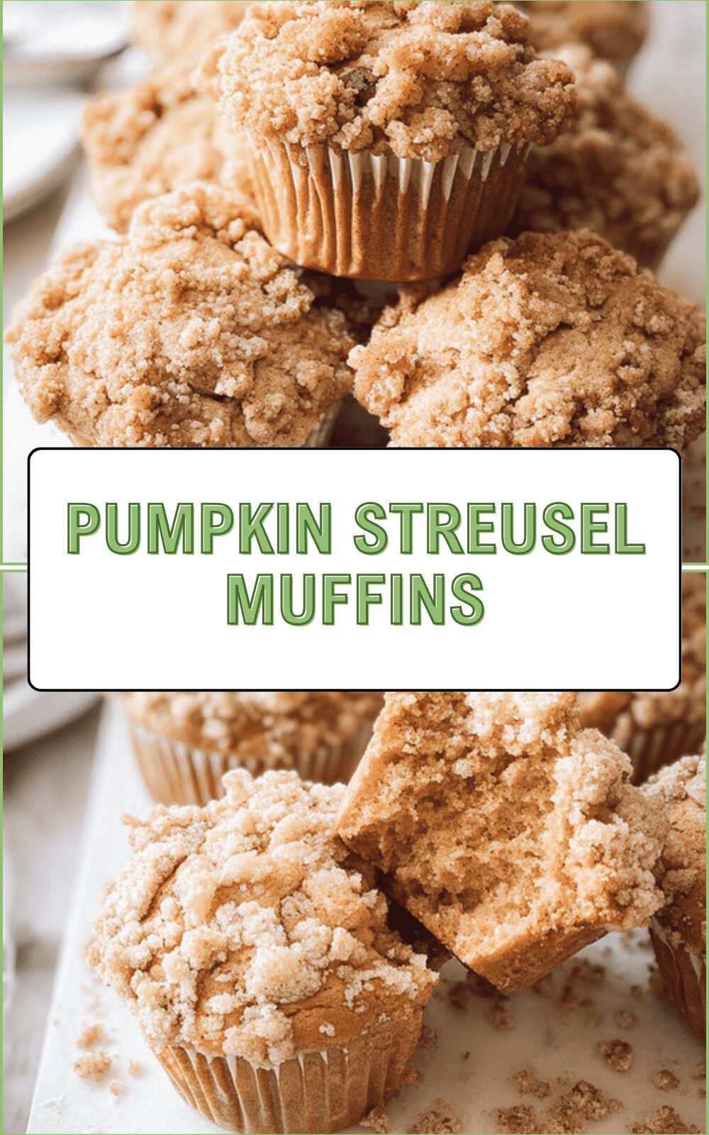 Pumpkin Crumb Cake Muffins Recipe With Spiced Topping 6 Pumpkin Streusel Muffins