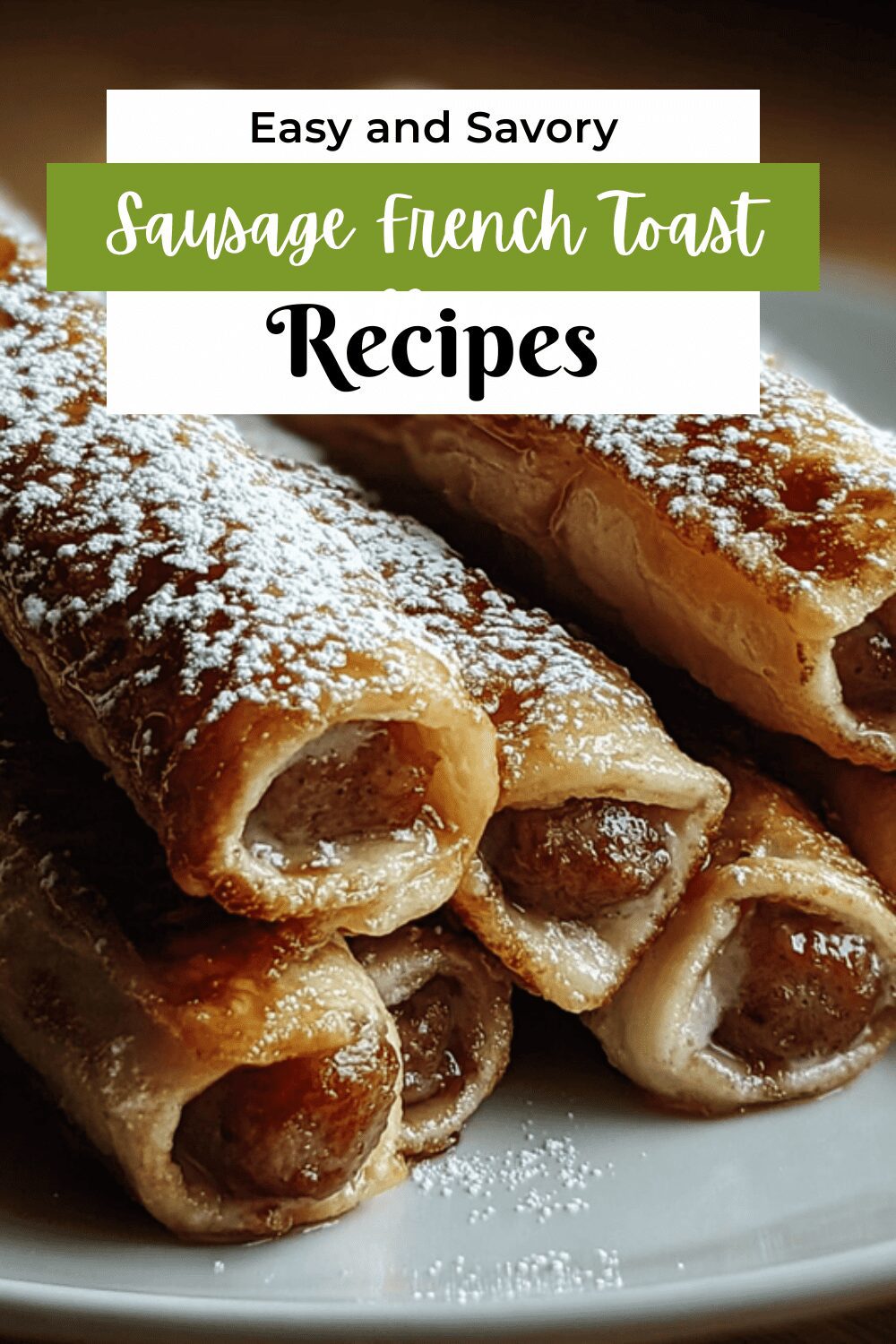 Sausage French Toast Roll Ups