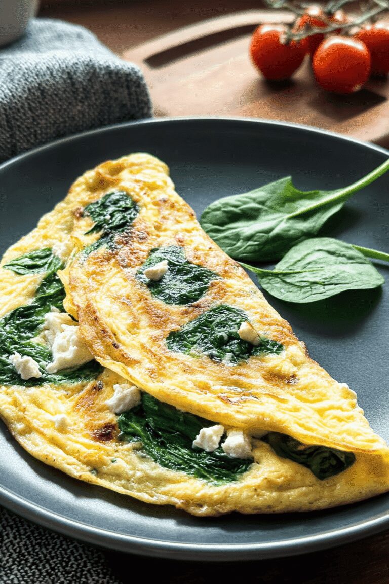 Spinach And Feta Omelet 13.Png